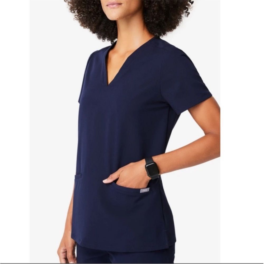 Figs Technical Collection Scrub Navy Blue Women’s Size Xs